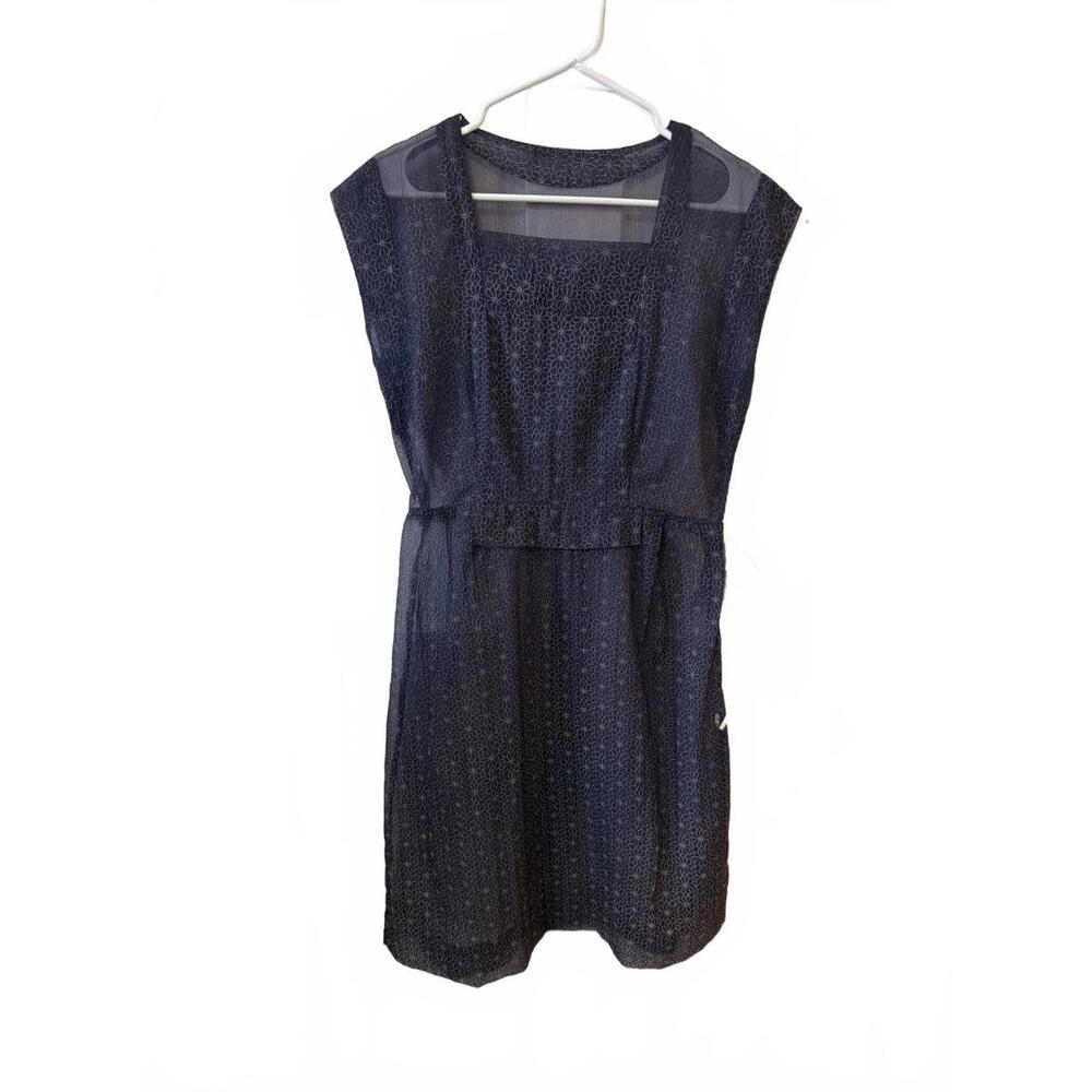 Vintage 40s Sheer Crepe House Dress